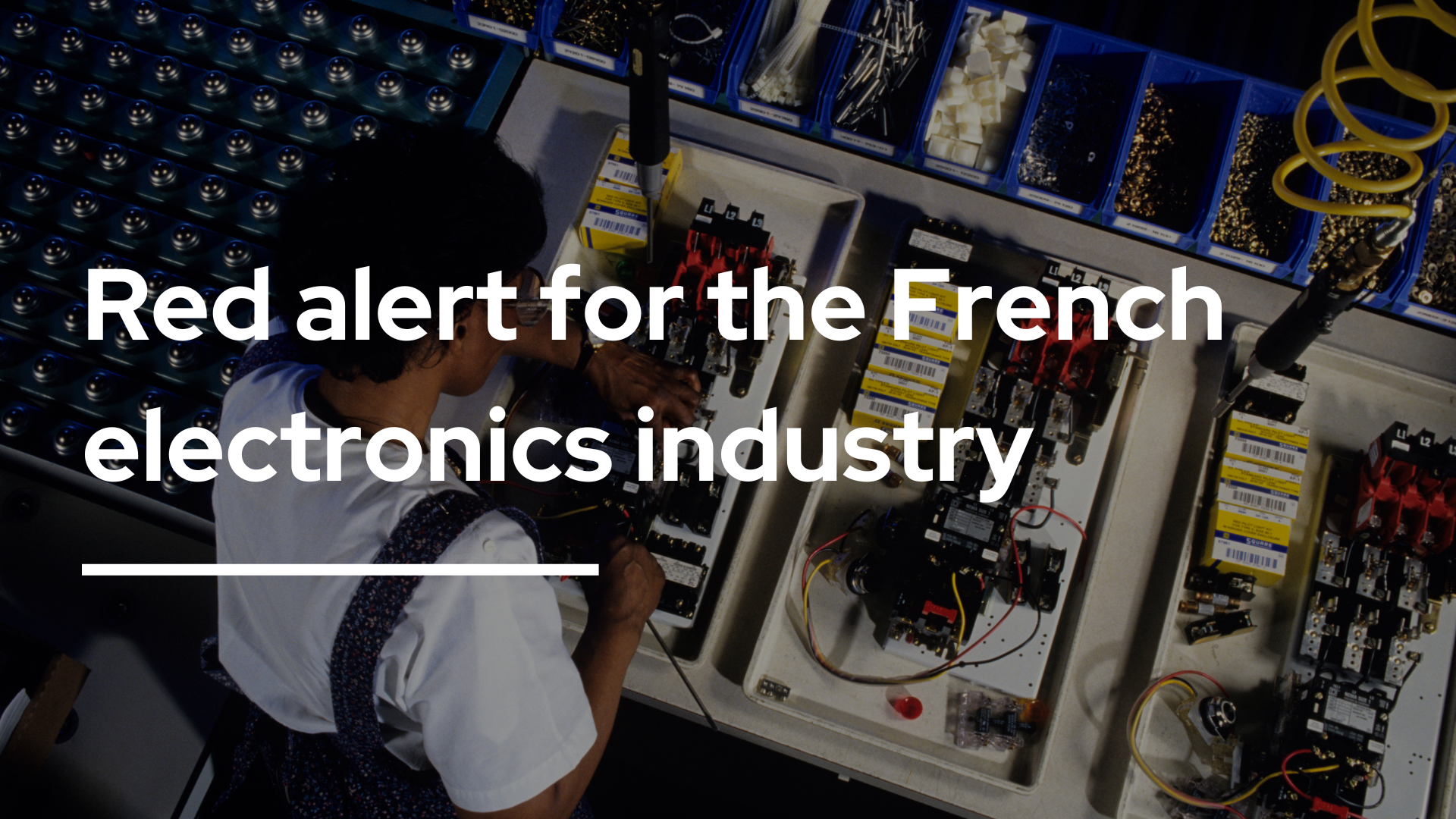 l'industrie électronique française en danger