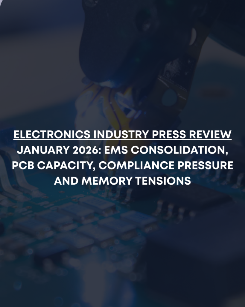 industrie électronique janvier 2026